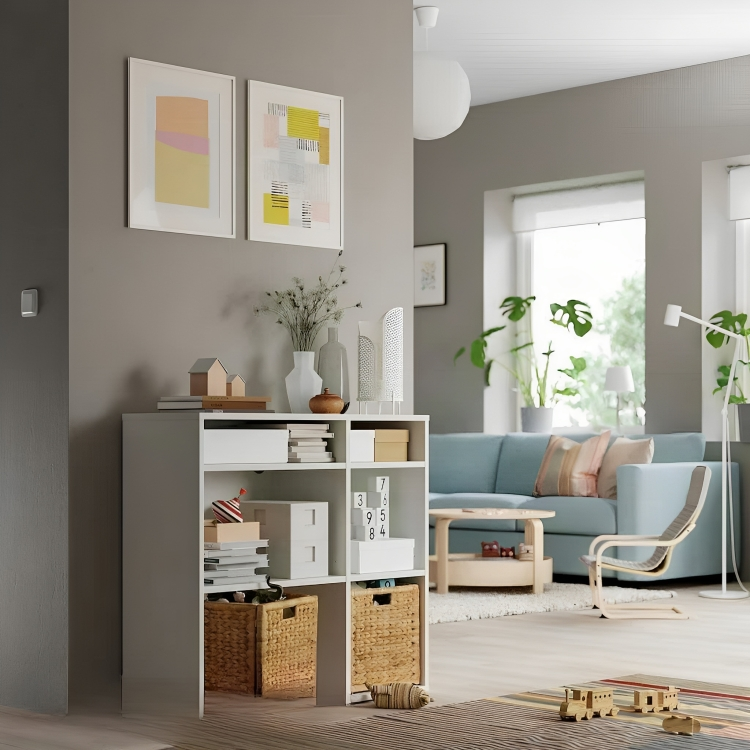 Expona White Display Unit – 4-Shelf - 90cm x37cm x95cm.