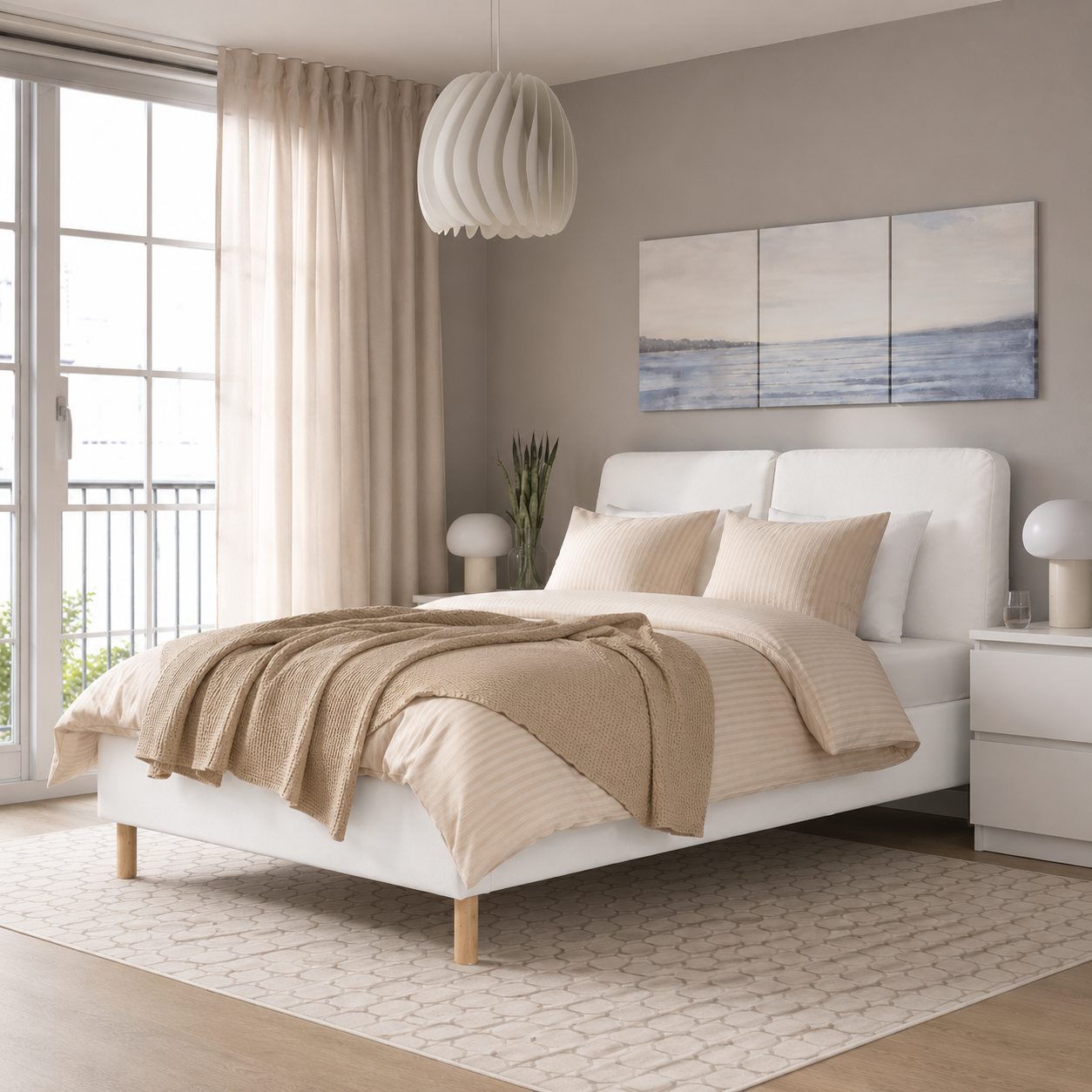 Siga Upholstered bed frame