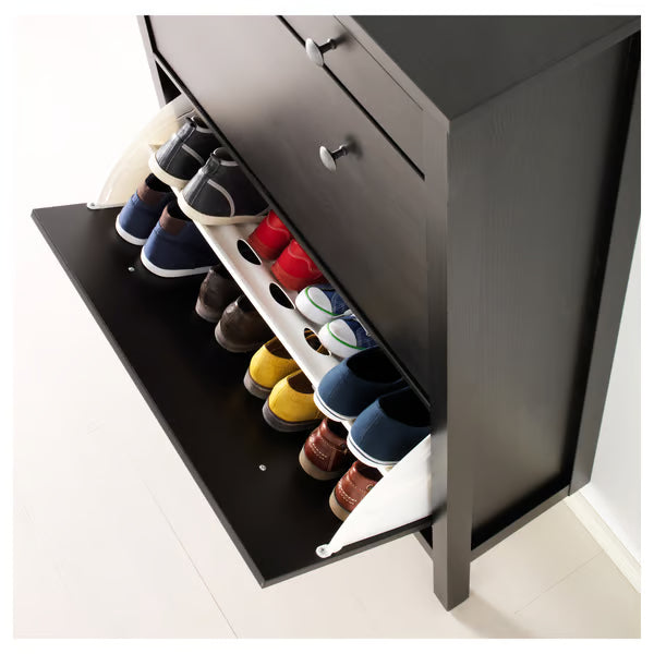 Hymnes Shoe cabinet with 2 compartments,  89x30x127cm