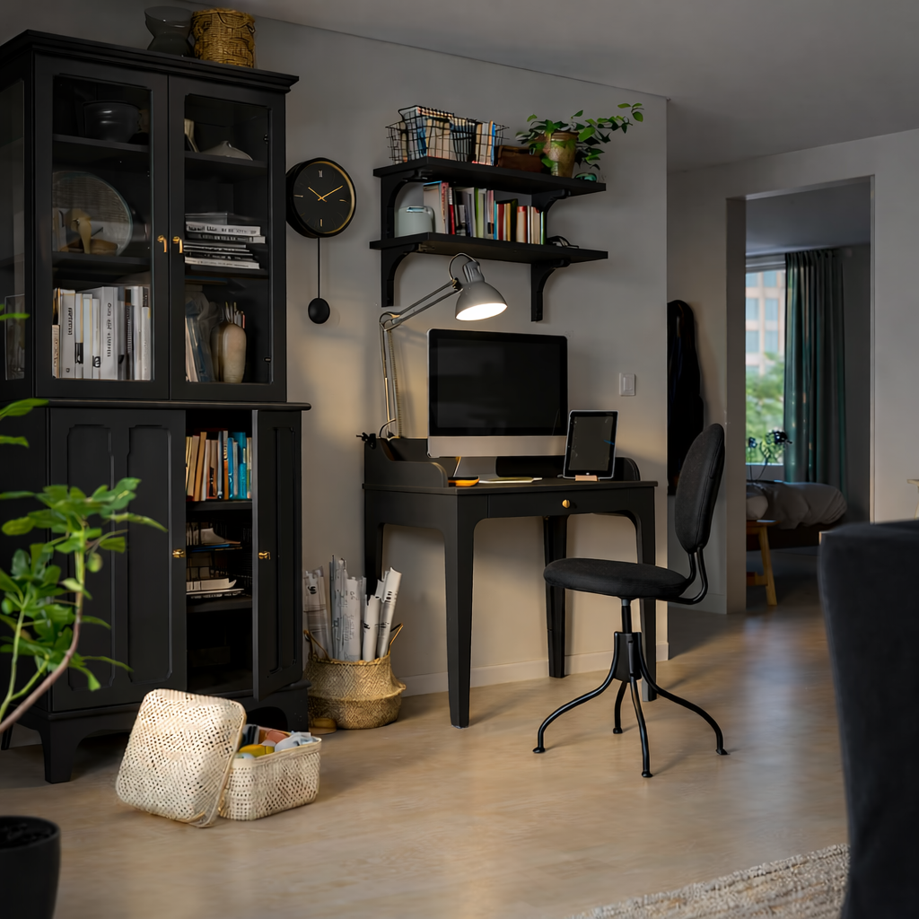 LM Cabinet with glass doors,86x49x199cm