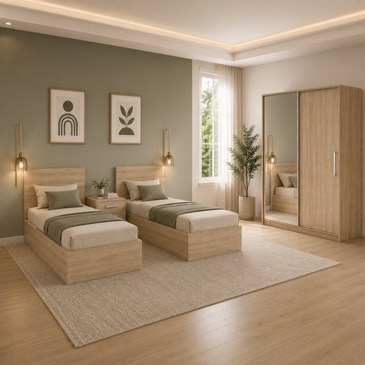 The Harmony Twin Room set