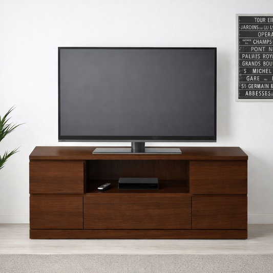 وحدة تلفزيون موديكس شيري – 5 أدراج – 160 × 45 × 58 سم.