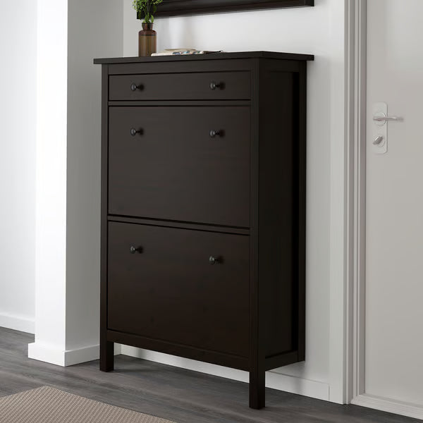 Hymnes Shoe cabinet with 2 compartments,  89x30x127cm