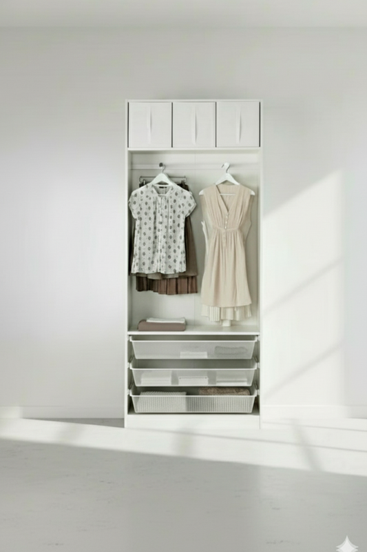 Max White  Wardrobe – 100x40x240cm.