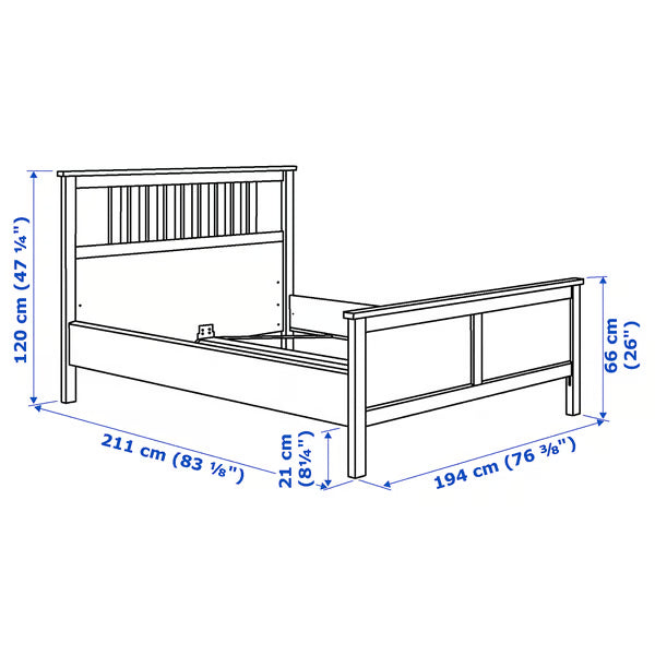 Hymnes Bed frame 140,160 & 180cm
