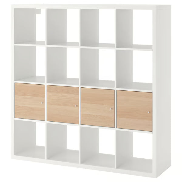 Kseries Shelving unit with 4 cabinet doors, 147x39x147cm
