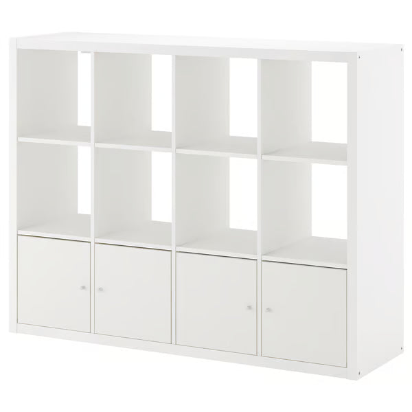 Kseries Shelving unit with 2 cabinets, 147x39x112cm