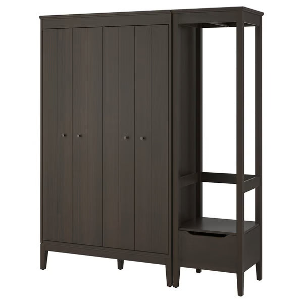 ID9+ Brown Wardrobe – 180x59x211cm.