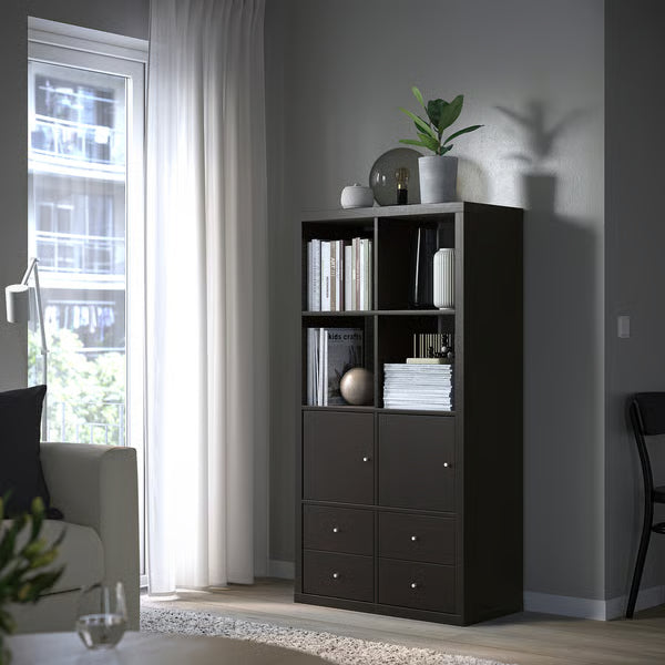 Kseries V Shelving unit with 4 Storage, 77x39x147cm