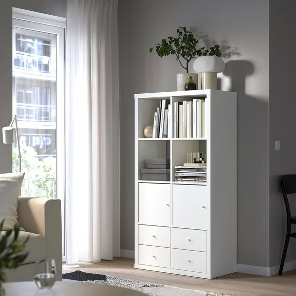 Kseries V Shelving unit with 4 Storage, 77x39x147cm