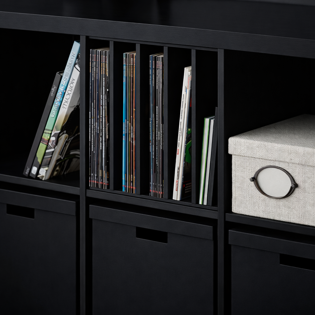 Kseries shelving unit with 4 insert shelf unit, 147x39x77cm