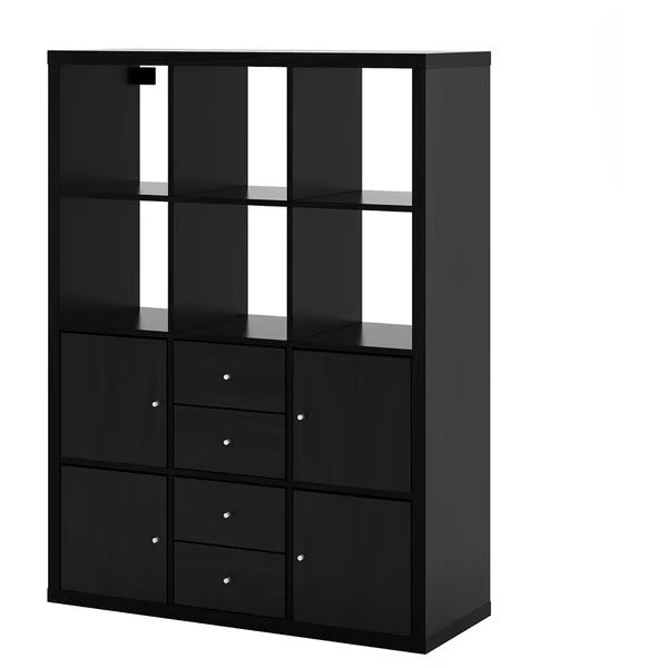 Kseries Shelving unit with 6 Storage, 112x39x147cm