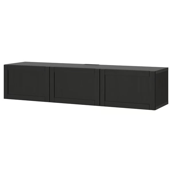 كونسول حائط دلتا للتلفاز مع 3 أبواب، 180 × 42 × 38 سم