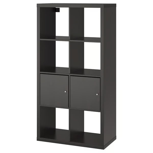 Kseries Shelving unit with doors, 77x39x147cm