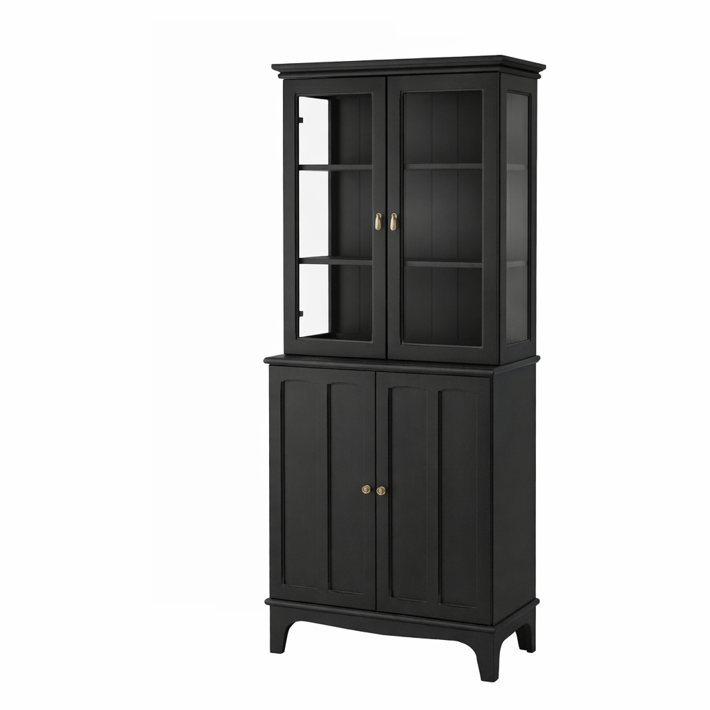 LM Cabinet with glass doors,86x49x199cm