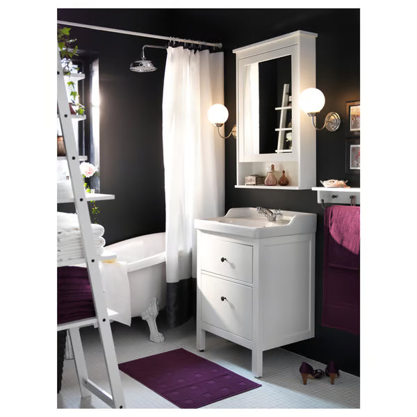 Hymnes Mirrored cabinet with 1 door, 63x16x98cm
