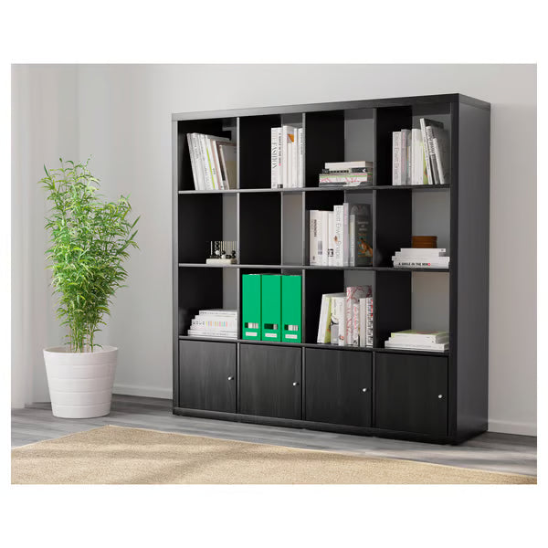 Kseries Shelving unit with 4 cabinet doors, 147x39x147cm