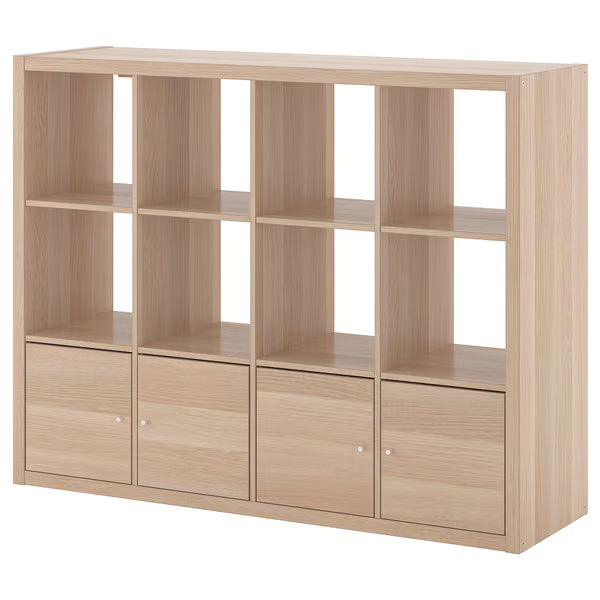 Kseries Shelving unit with 2 cabinets, 147x39x112cm