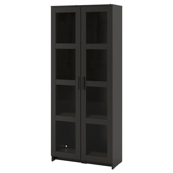 Brimlok Glass-door cabinet, 80x35x190cm
