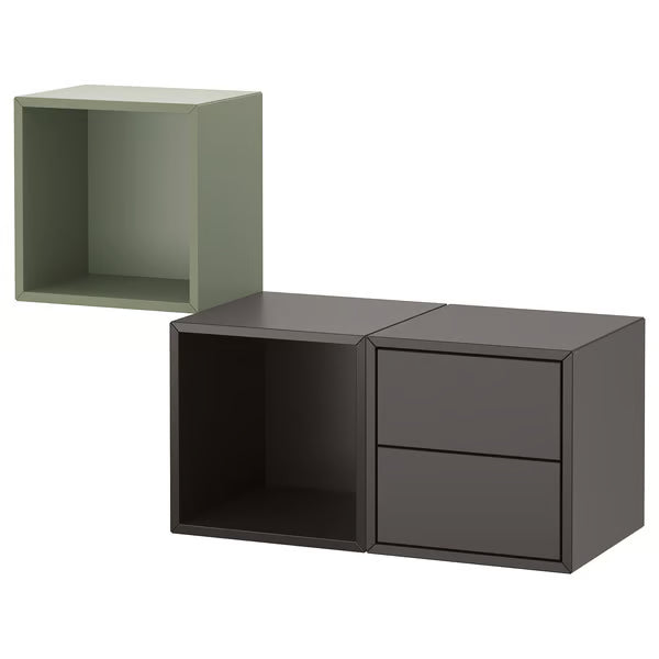 Emmett Wall-mounted storage combination, 105x35x70cm