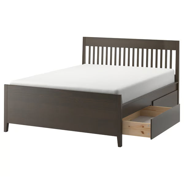 ID Bed frame with 4 drawer storage, 140,160&180cm
