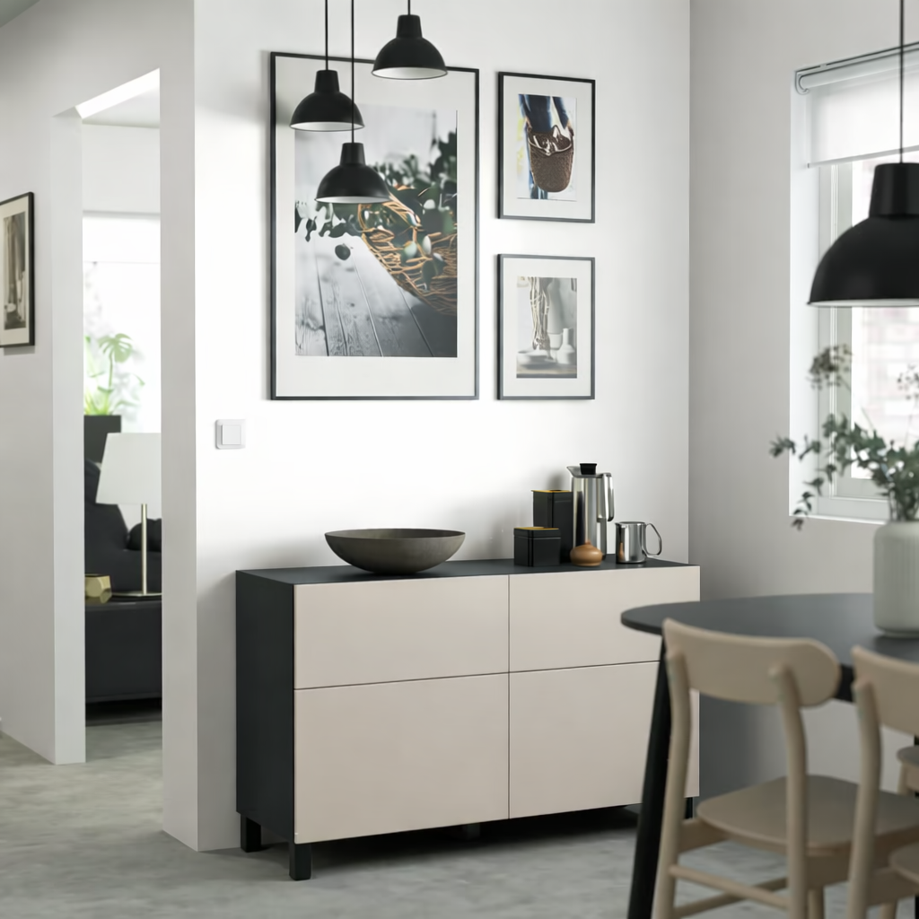 Delta Sideboard 2 doors 2 drawers I, 120x42x74cm