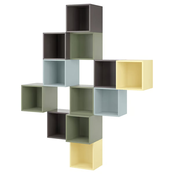 Emmett Wall-mounted cabinet combination, 175x35x210cm