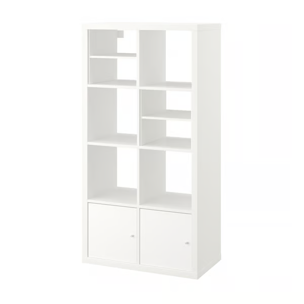 Kseries V Shelving unit, with 2 doors/with 2 shelf, 77x39x147cm