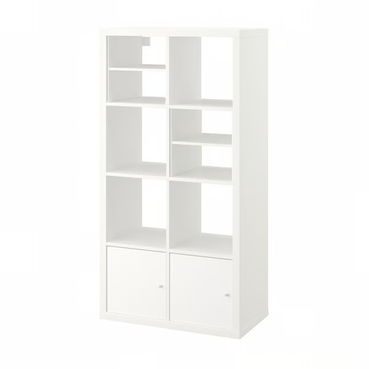 Kseries V Shelving unit, with 2 doors/with 2 shelf, 77x39x147cm