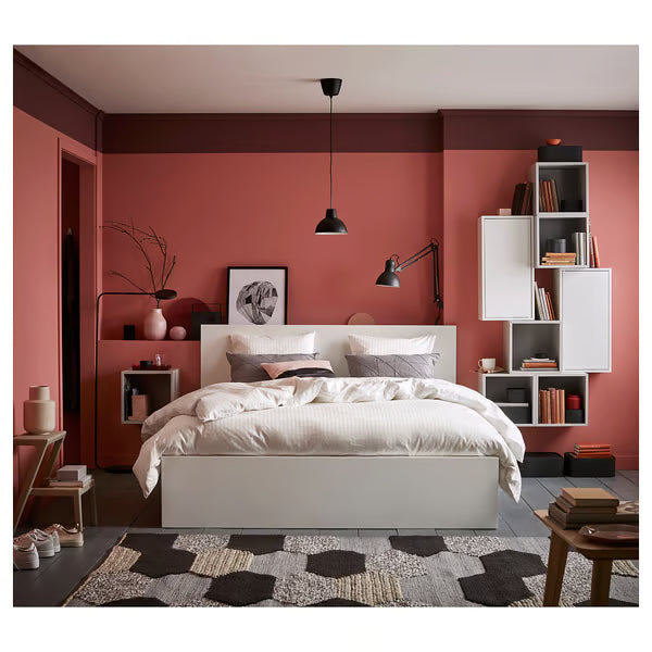 MAILY (White) Drawers Storage Bed - Double Size (140 & 150cm)