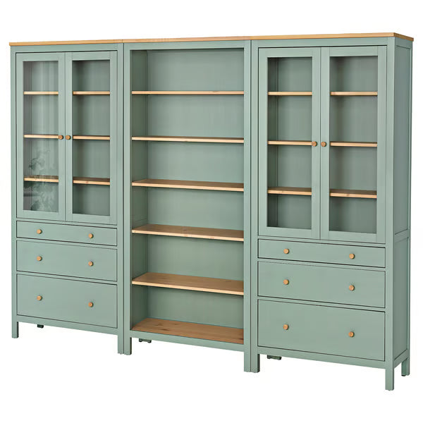Hymnes Storage combination w doors/drawers, 290x37x197cm