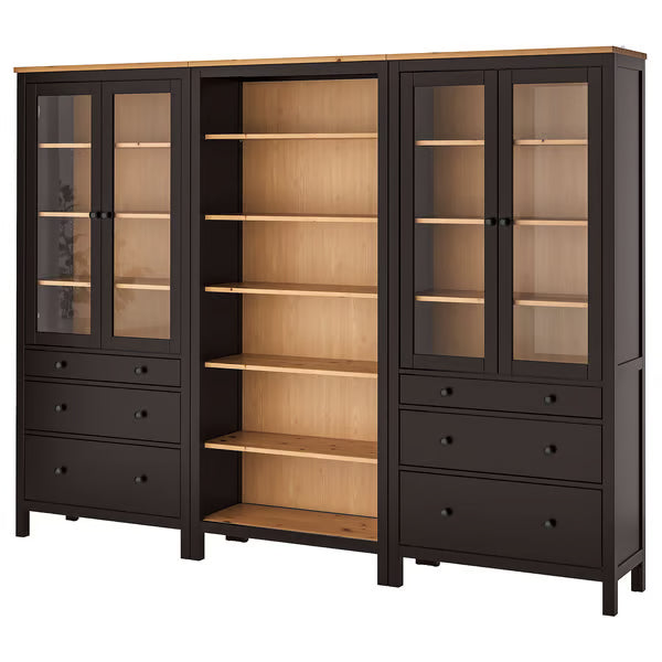 Hymnes Storage combination w doors/drawers, 290x37x197cm