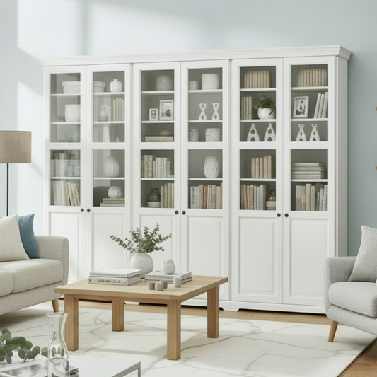 Viatorp storage combination with doors, 276x38x215cm