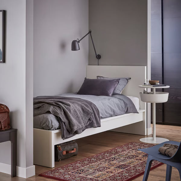 MAILY (White) Standard Bed - Single Size (90 & 100 & 120cm)