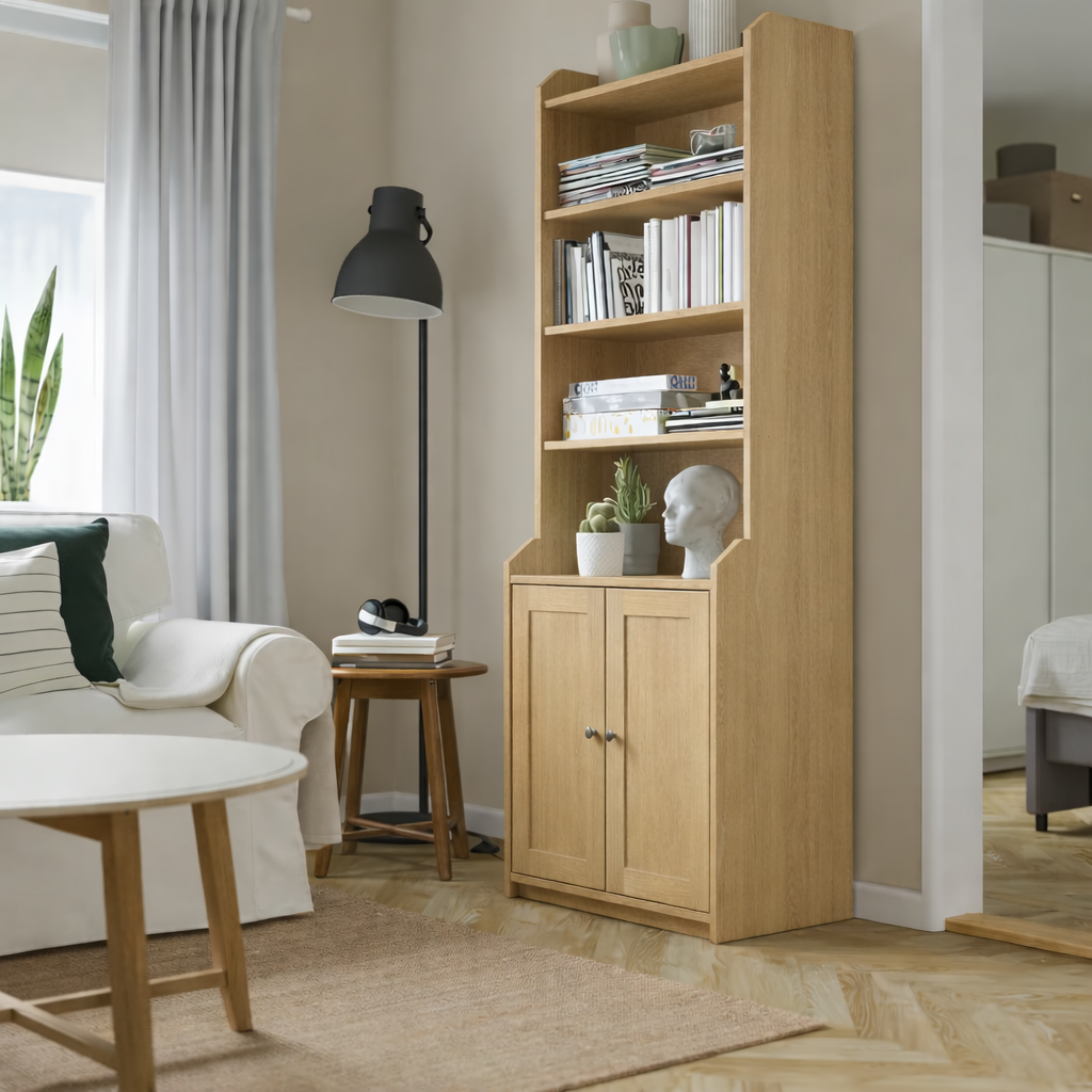 Kuga, High cabinet with 2 doors, 70x46x199cm