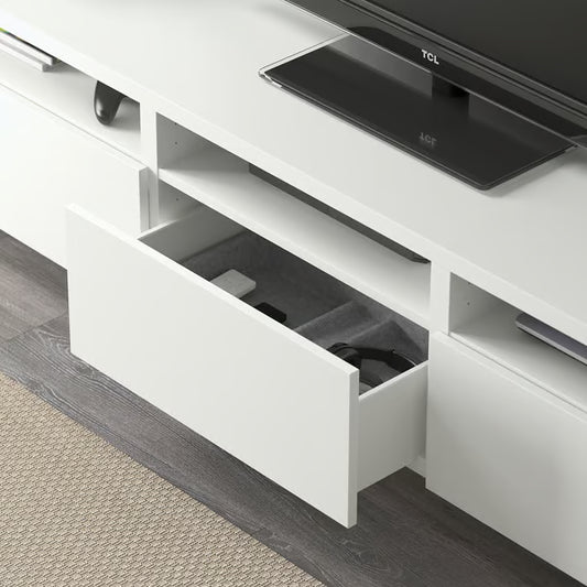 Delta TV + Luck shelves combination, 300x42x195 cm