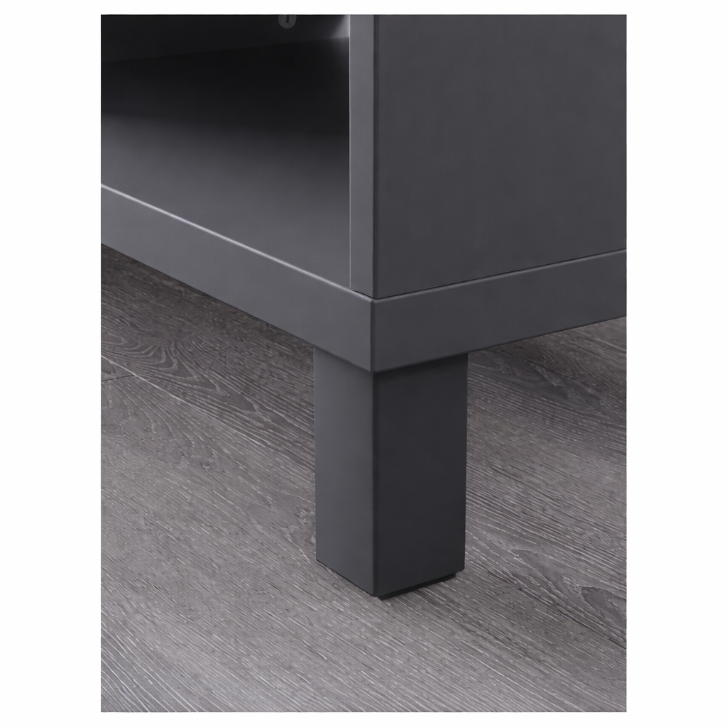 Delta display with 5 shelves, 60x40x193cm
