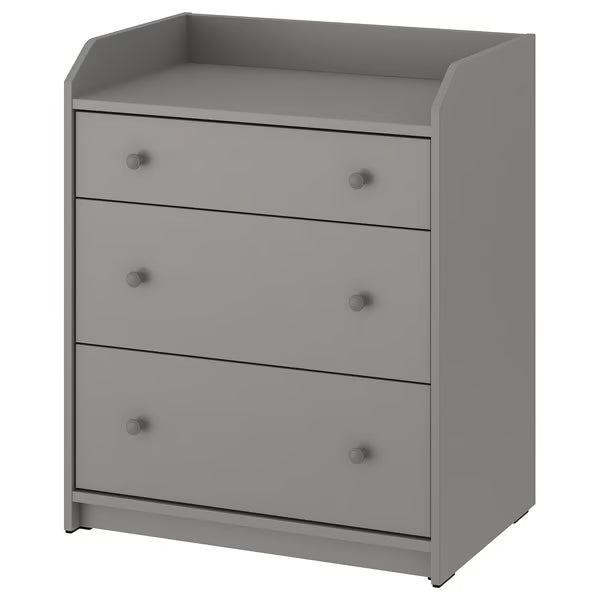 MDF Chest of 3 Drawers - 70x46x84cm - [H3]