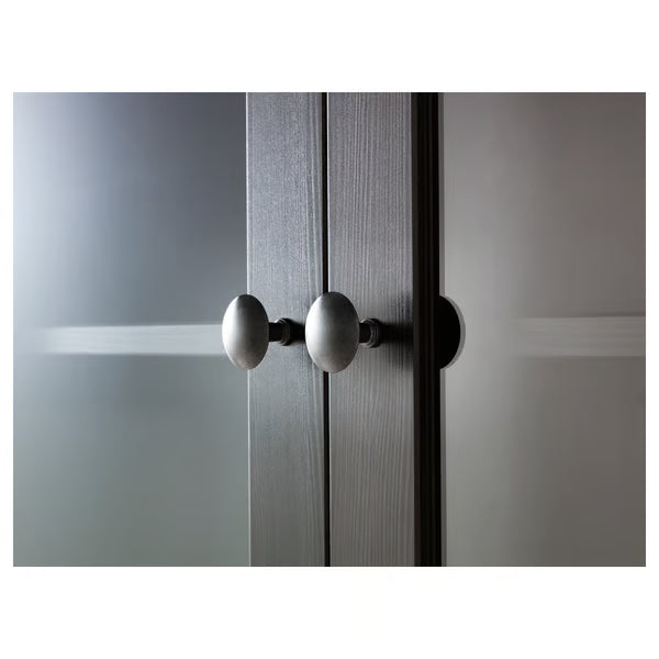 Hymnes Glass-door cabinet with 3 drawers, 90x37x197cm