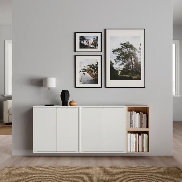Emmett Wall-mounted cabinet combination, 175x35x70cm