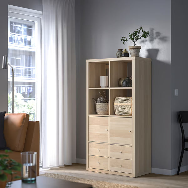 Kseries V Shelving unit with 4 Storage, 77x39x147cm