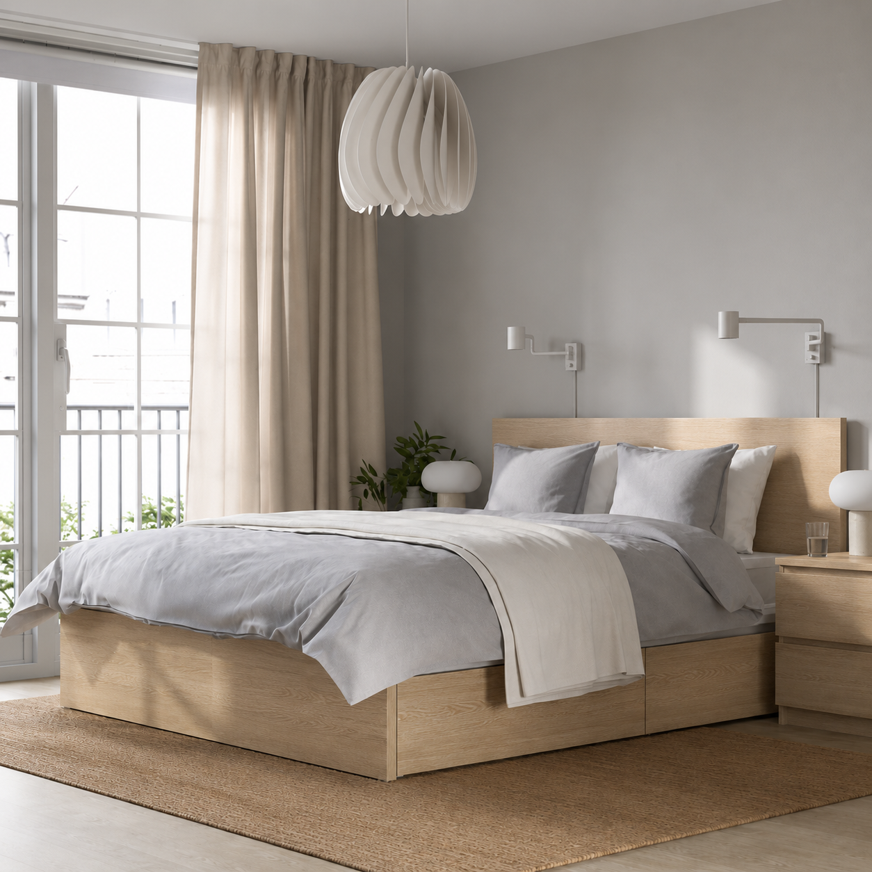 MAILY  Drawers Storage Bed - (140, 150, 160 & 180cm)