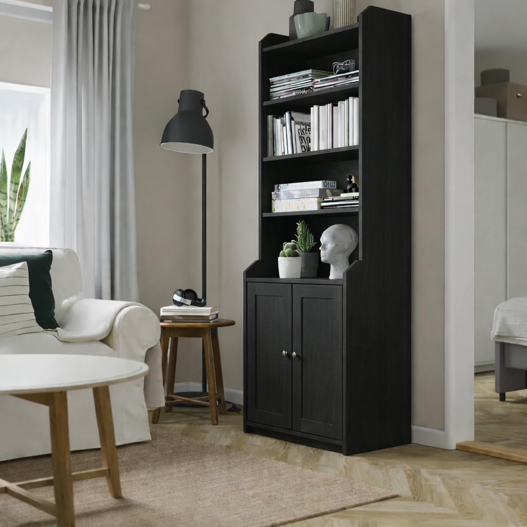 Kuga, High cabinet with 2 doors, 70x46x199cm