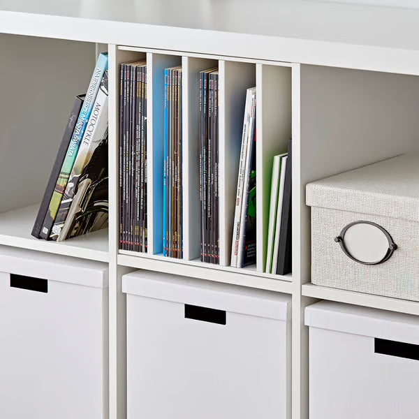 Kseries shelving unit with 4 insert shelf unit, 147x39x77cm