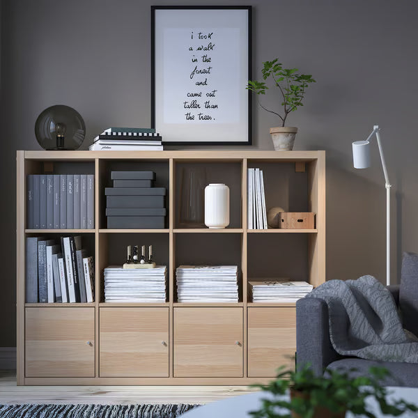 Kseries Shelving unit with 2 cabinets, 147x39x112cm