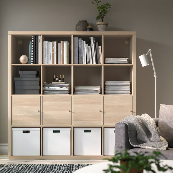 Kseries Shelving unit with 4 cabinet doors, 147x39x147cm