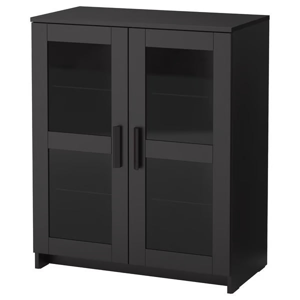 Brimlok Cabinet with doors, glass, 78x41x95cm