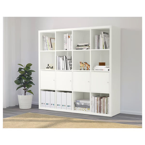 Kseries Shelving unit with 4 cabinet doors, 147x39x147cm