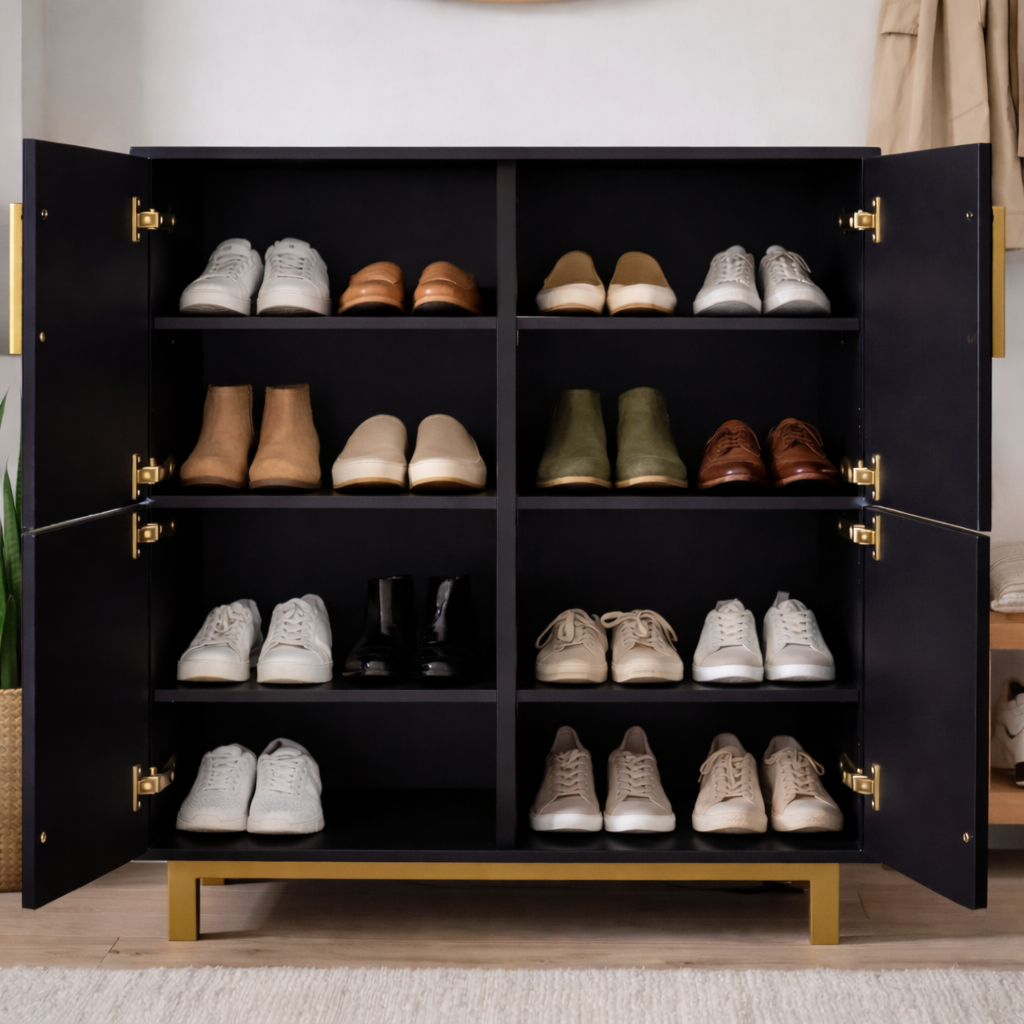 Elegance shoe storage cabinet, 80x30x80cm
