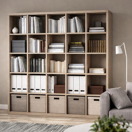 Kseries Mega shelving unit, 182x39x182cm